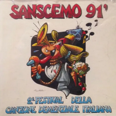 Copertina della compilation SANSCEMO 1991