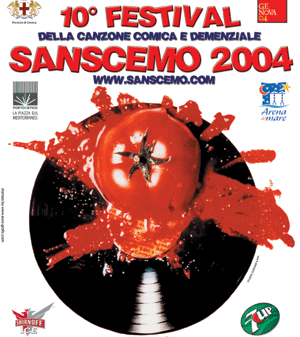 Copertina della compilation SANSCEMO 2004